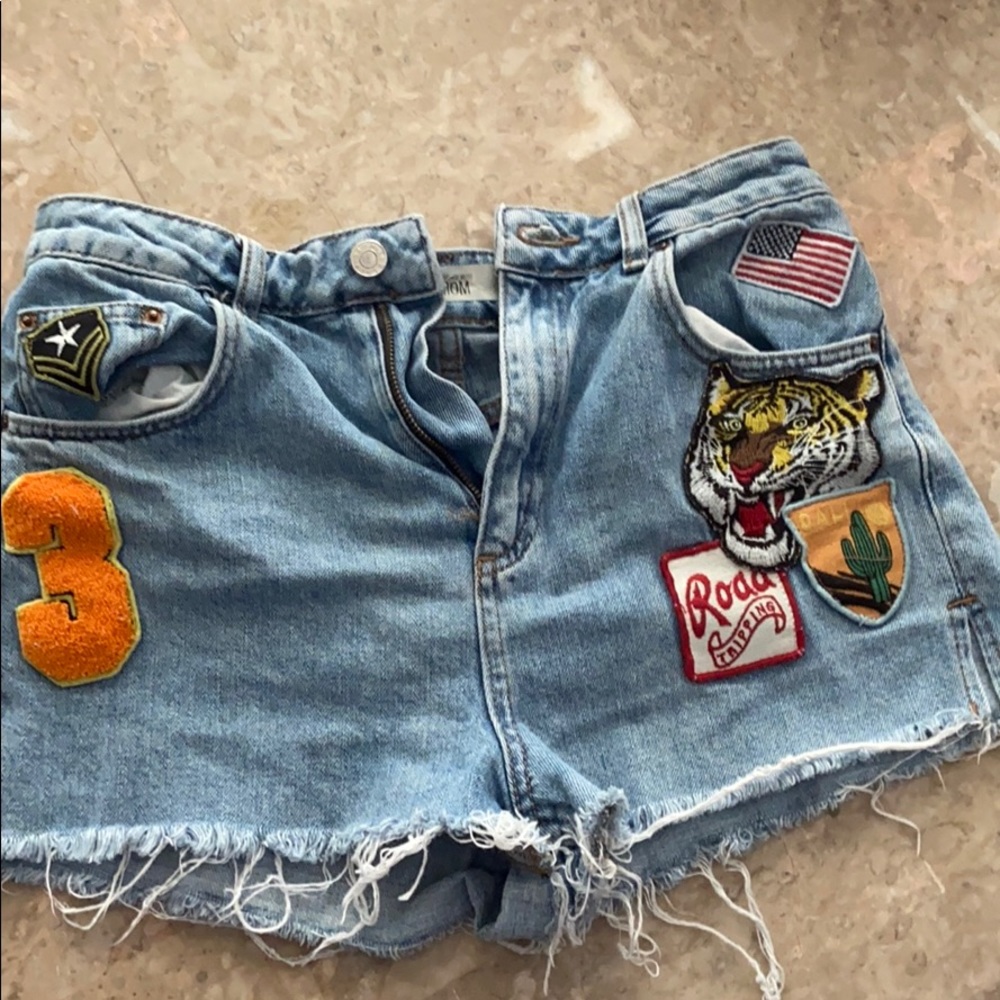 Top shop mom shorts
